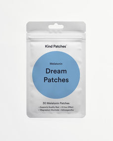 Kind Patches | Dream Patches | 30 Melatonin Patches: Supports Quality Rest, 8 Hour Effect, Magnesium Glycinate, Ashwagandha Healthcare Vitamin